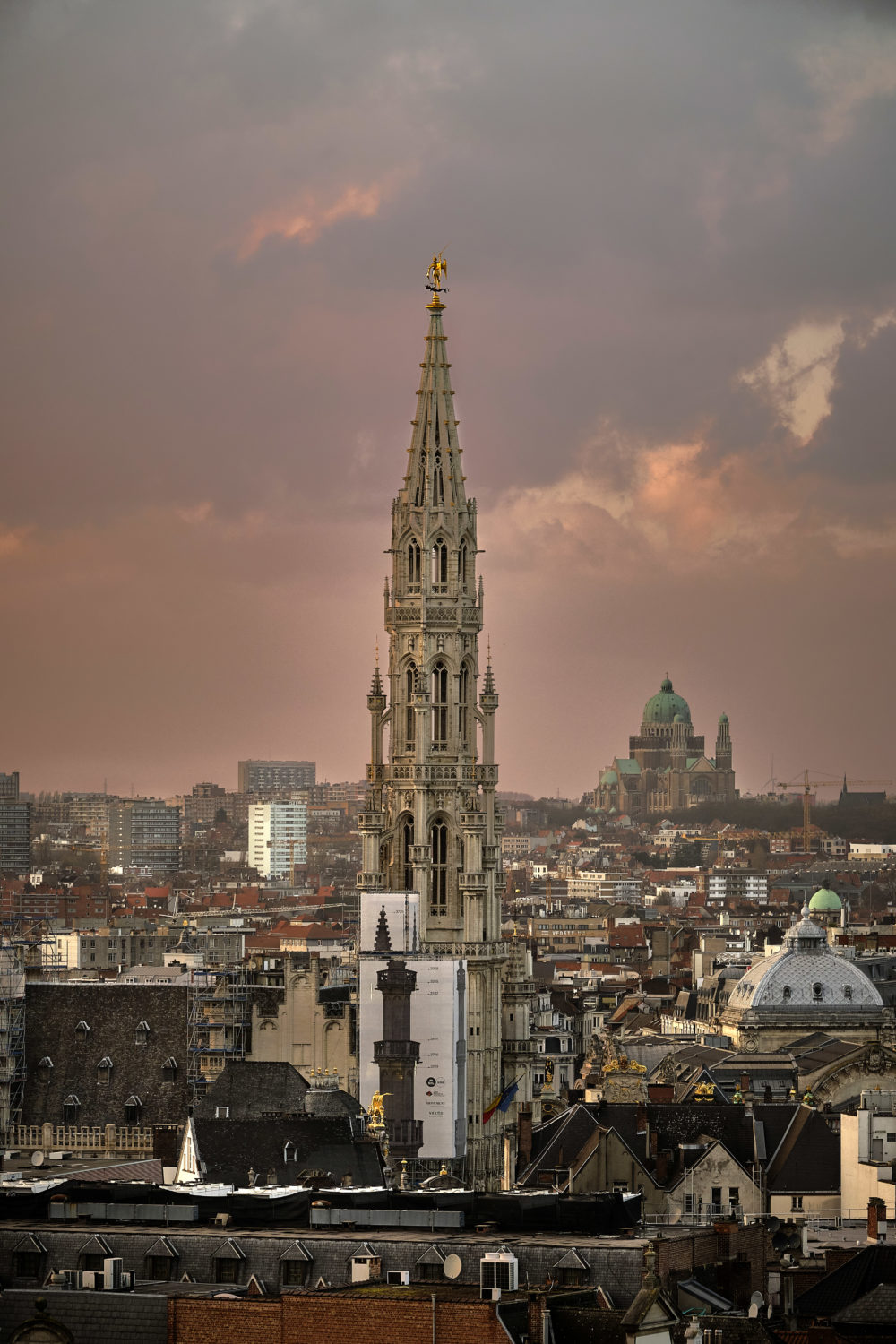 Photographie de la Flèche de la Grand Place de Bruxelles
